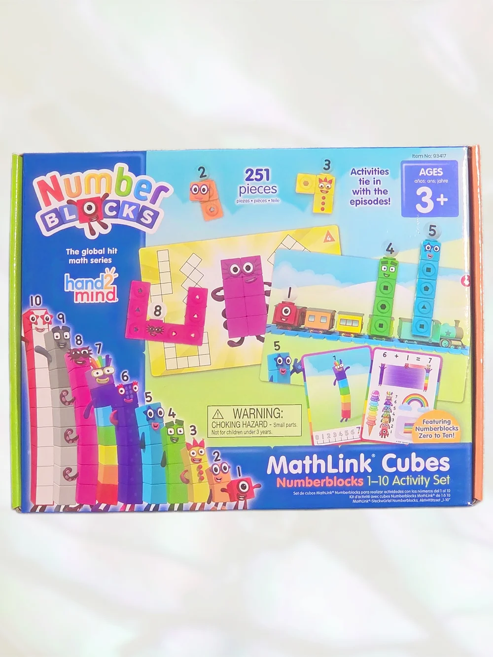 Number Blocks - MathLink Cubes - 1-10 Activity Set